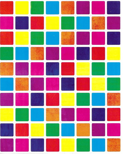 ריבועי פסיפס צבעוניות - 25 דפים