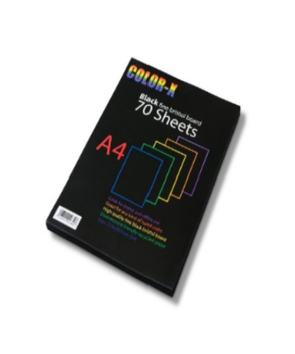 חוצץ בריסטול A4 שחור (70)