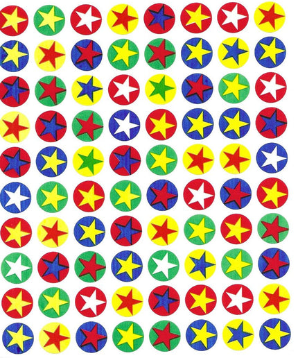 כוכבים קטנים - רקע עגול