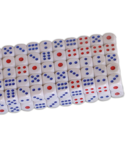 קוביות משחק - 12 מ"מ, 100 יח'