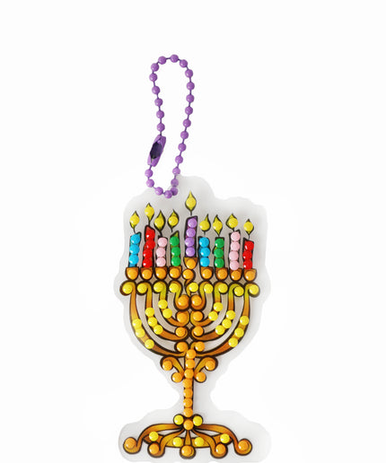 קיט יהלומים לחנוכה - חנוכיה