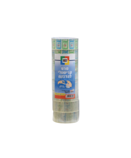 שמיניית סלוטייפ שקוף - 25\19