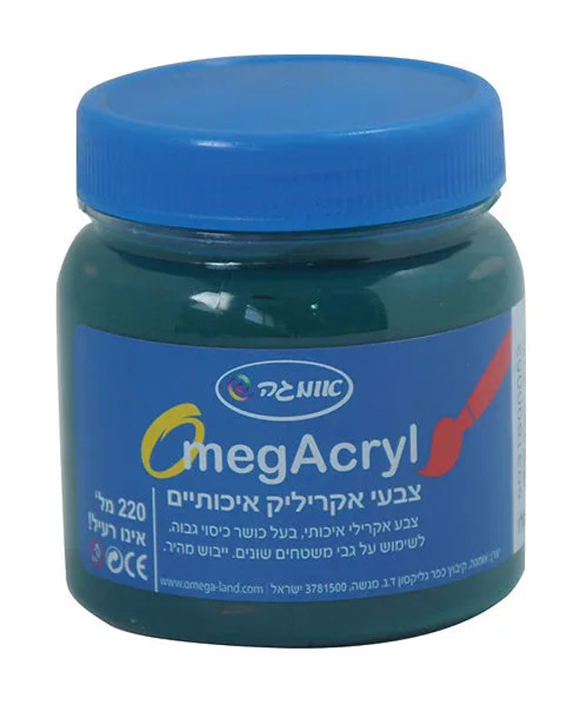 צבעי אקריליק ירוק